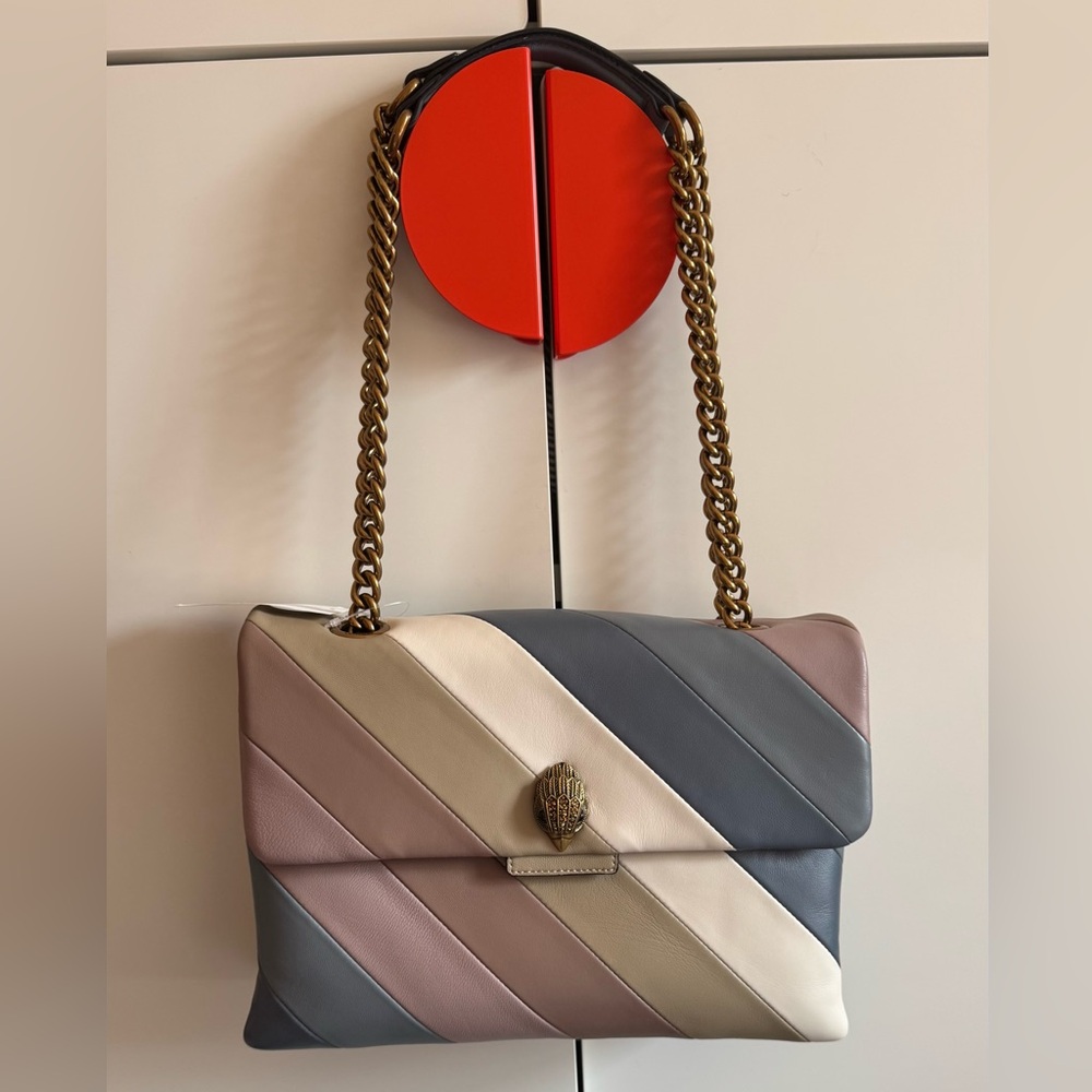Kurt Geiger London leather shoulder bag